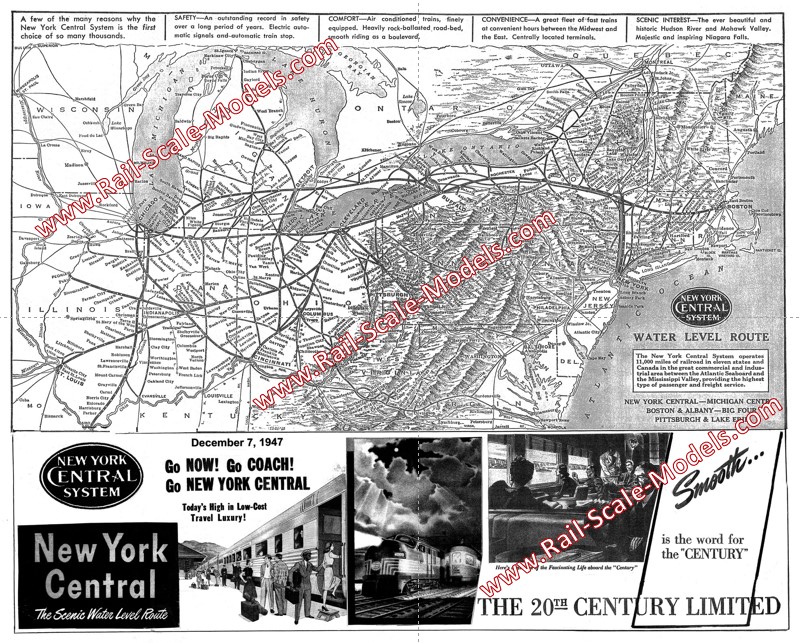 New York Central System ~ 1947
